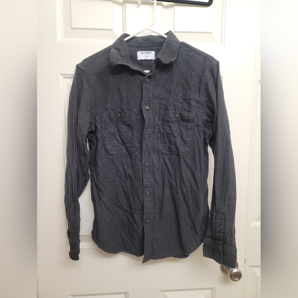 Old navy mend size M button down polo long sleeve